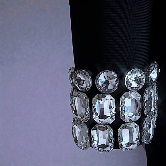 Fashion Nova Luxe Black Long Sleeve Dress with Silver Accents - Picture 9 of 16